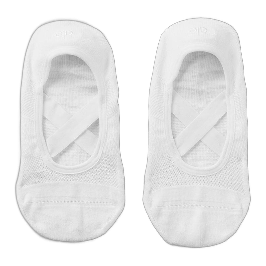 alo Women's Pivot Barre Sock - White