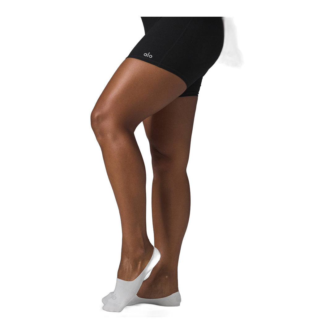 alo Unisex Conceal Sock - White/Dove Grey