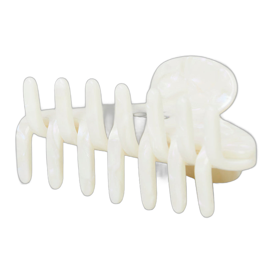 alo 90's Claw Clip - White Pearl