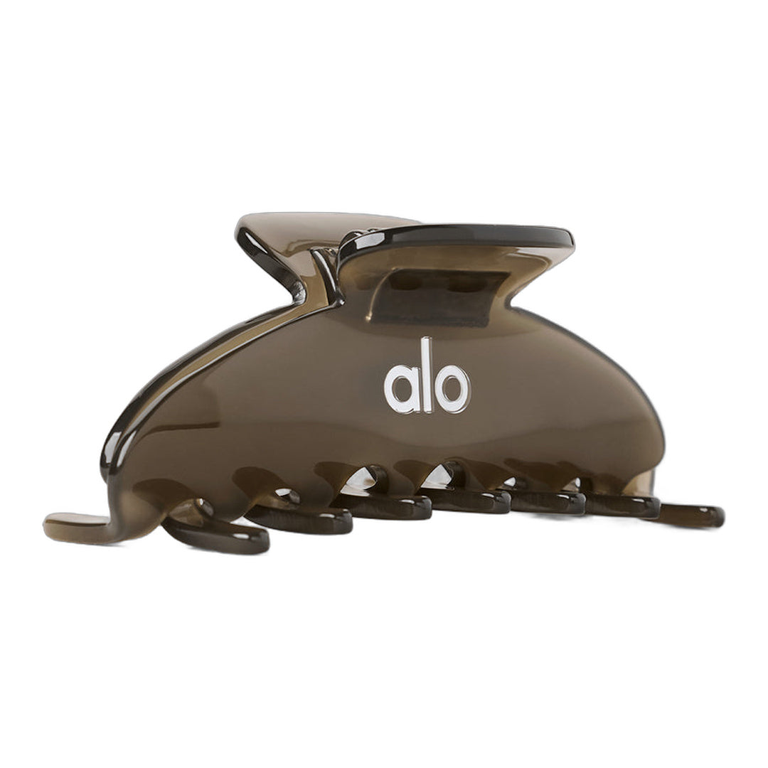 alo 90's Claw Clip - Olive Tree Clear
