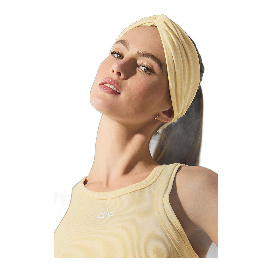 alo Alosoft Headband - Warm Butter Heather
