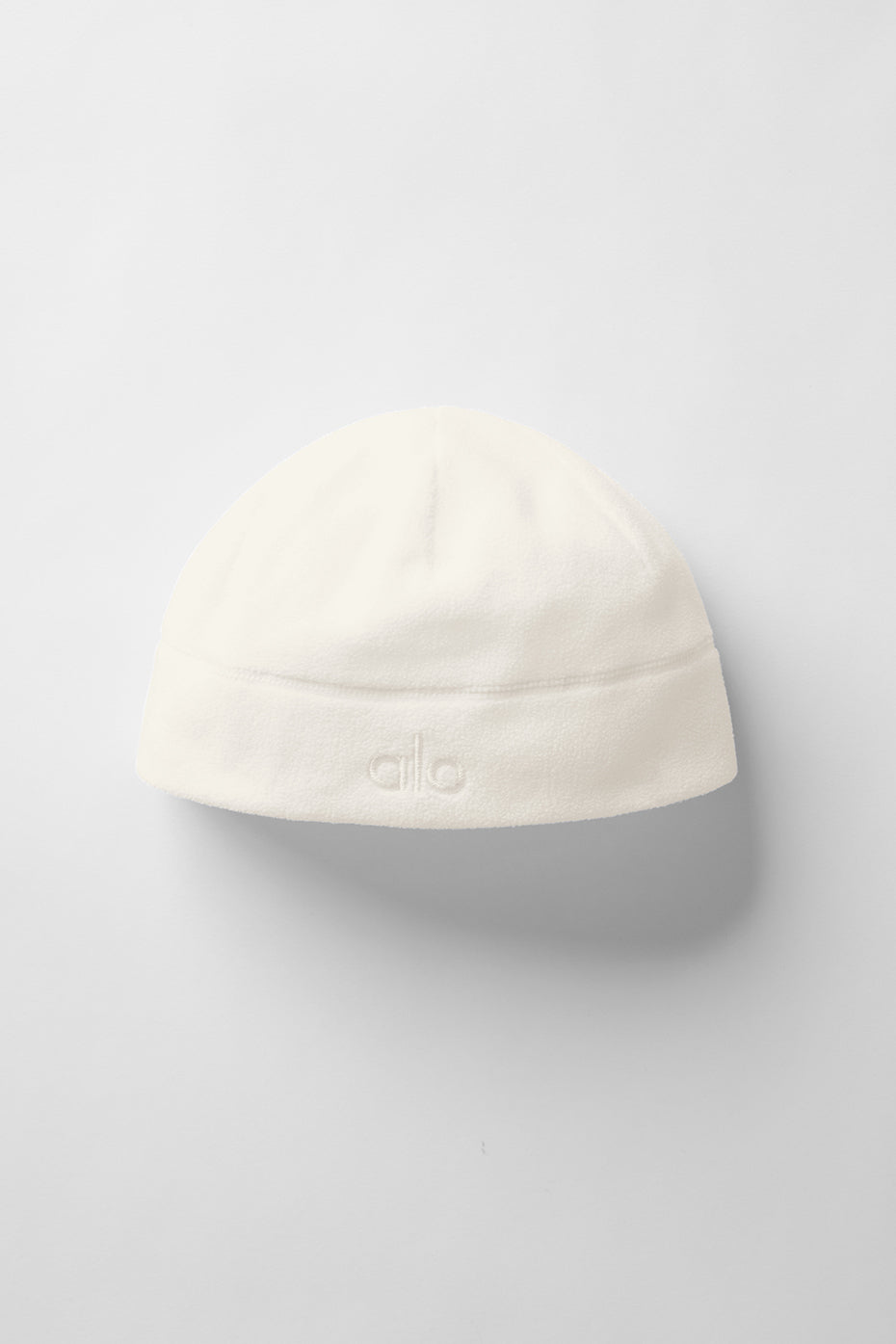 alo Performance Fleece Beanie - Ivory/Ivory