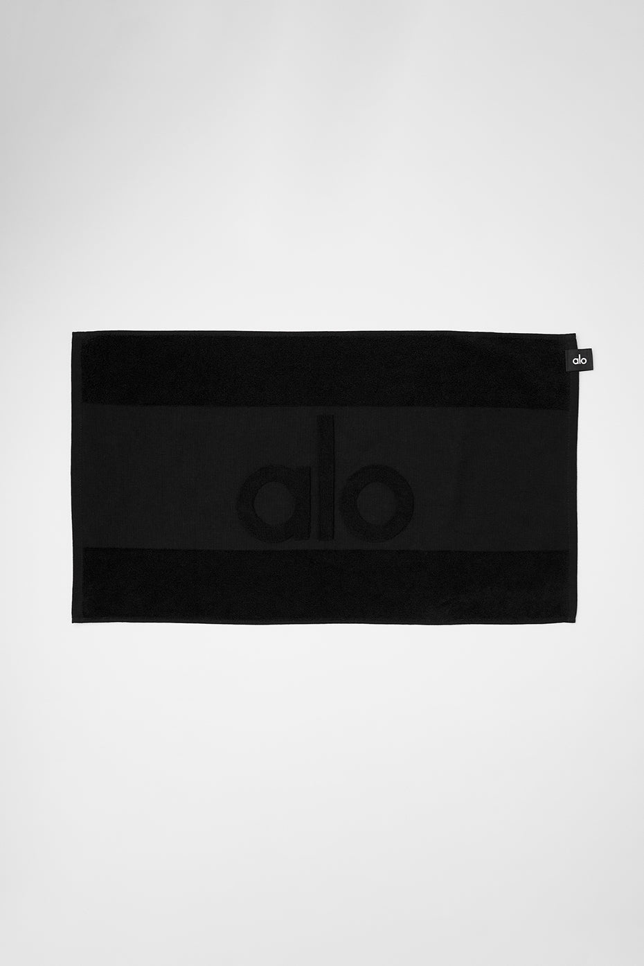 alo Keep It Cool Gym Towel - Black