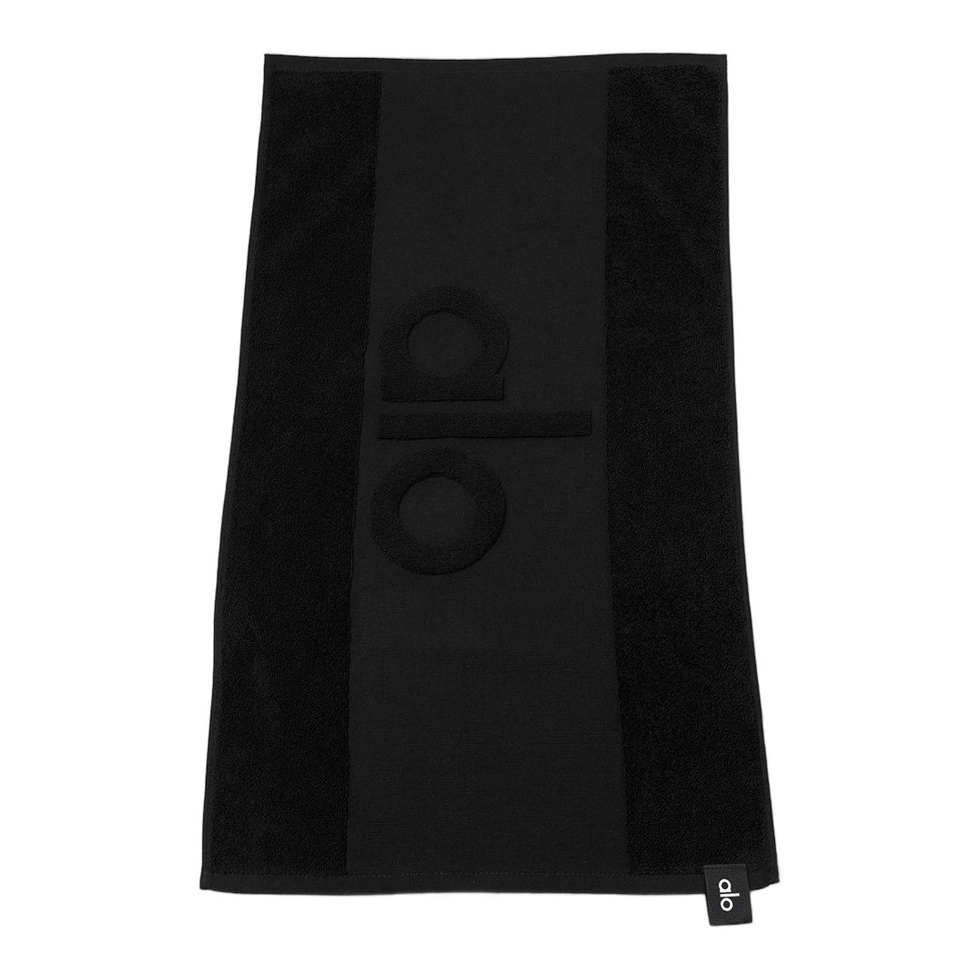 alo Keep It Cool Gym Towel - Black