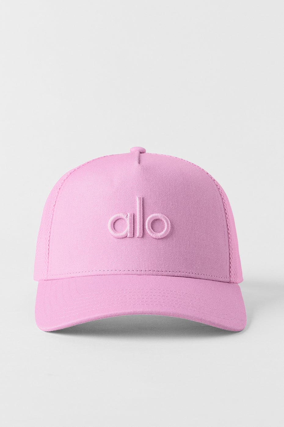 alo District Trucker Hat - Candy Heart Pink