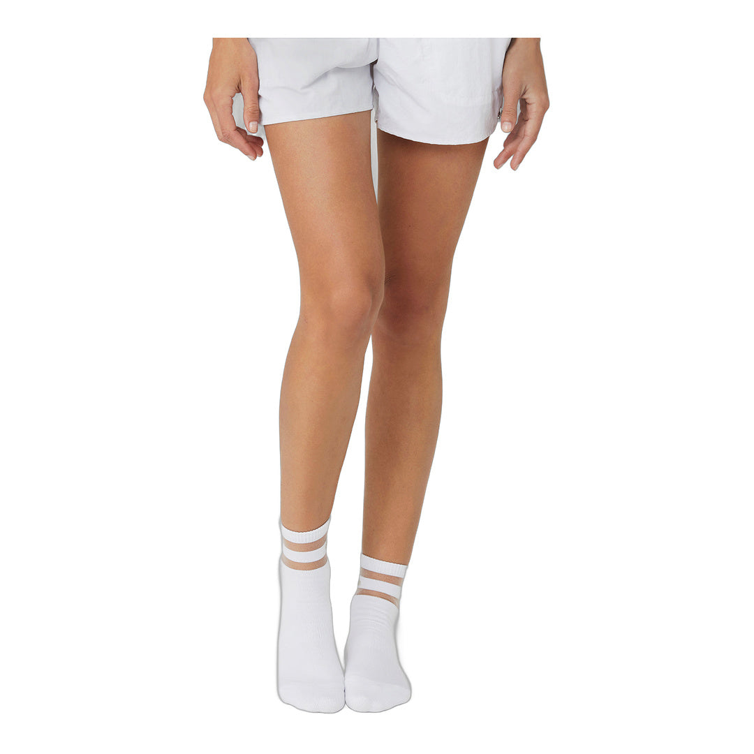 alo Women's Pulse Grip Sock - White