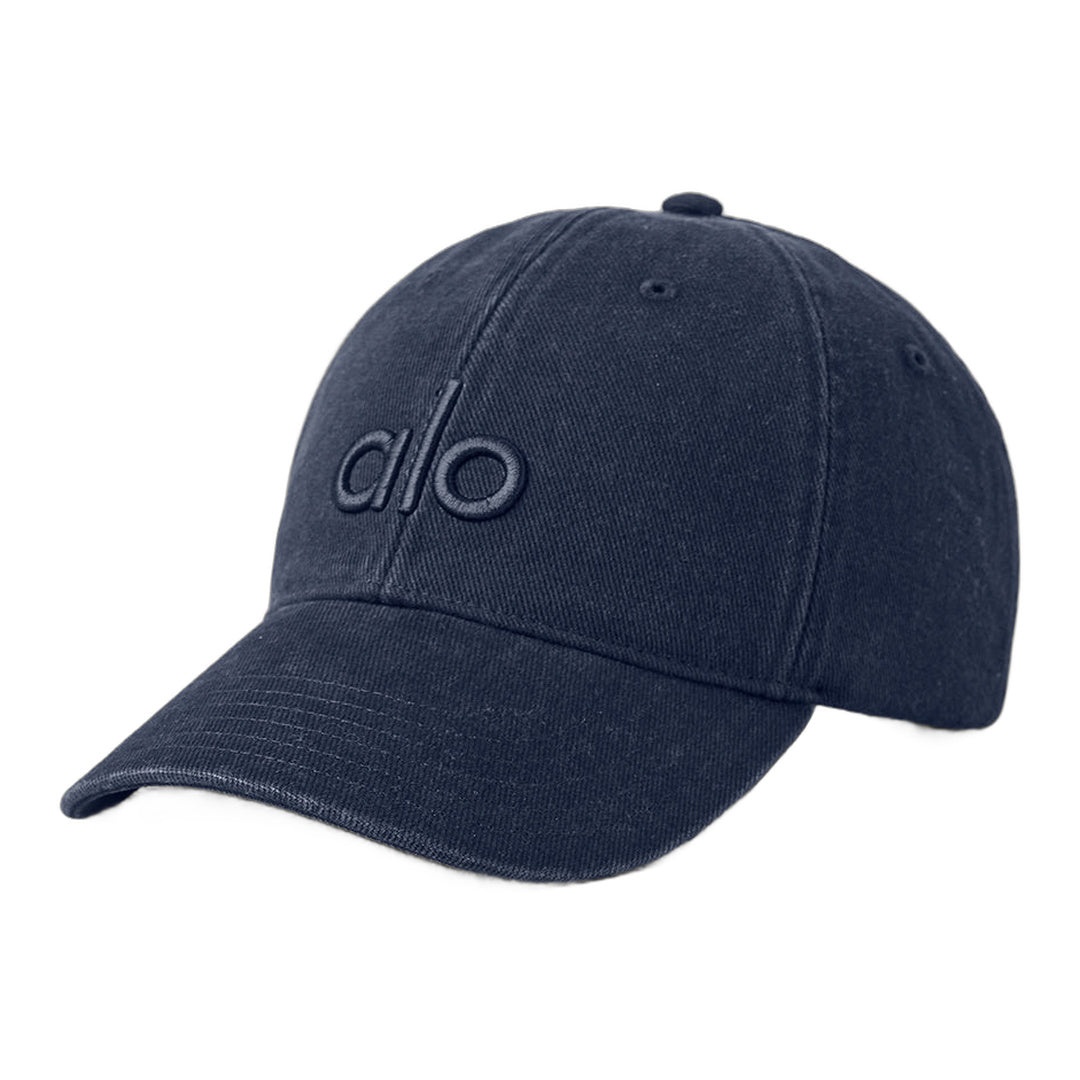 alo Washed Off-Duty Cap - Vintage Navy