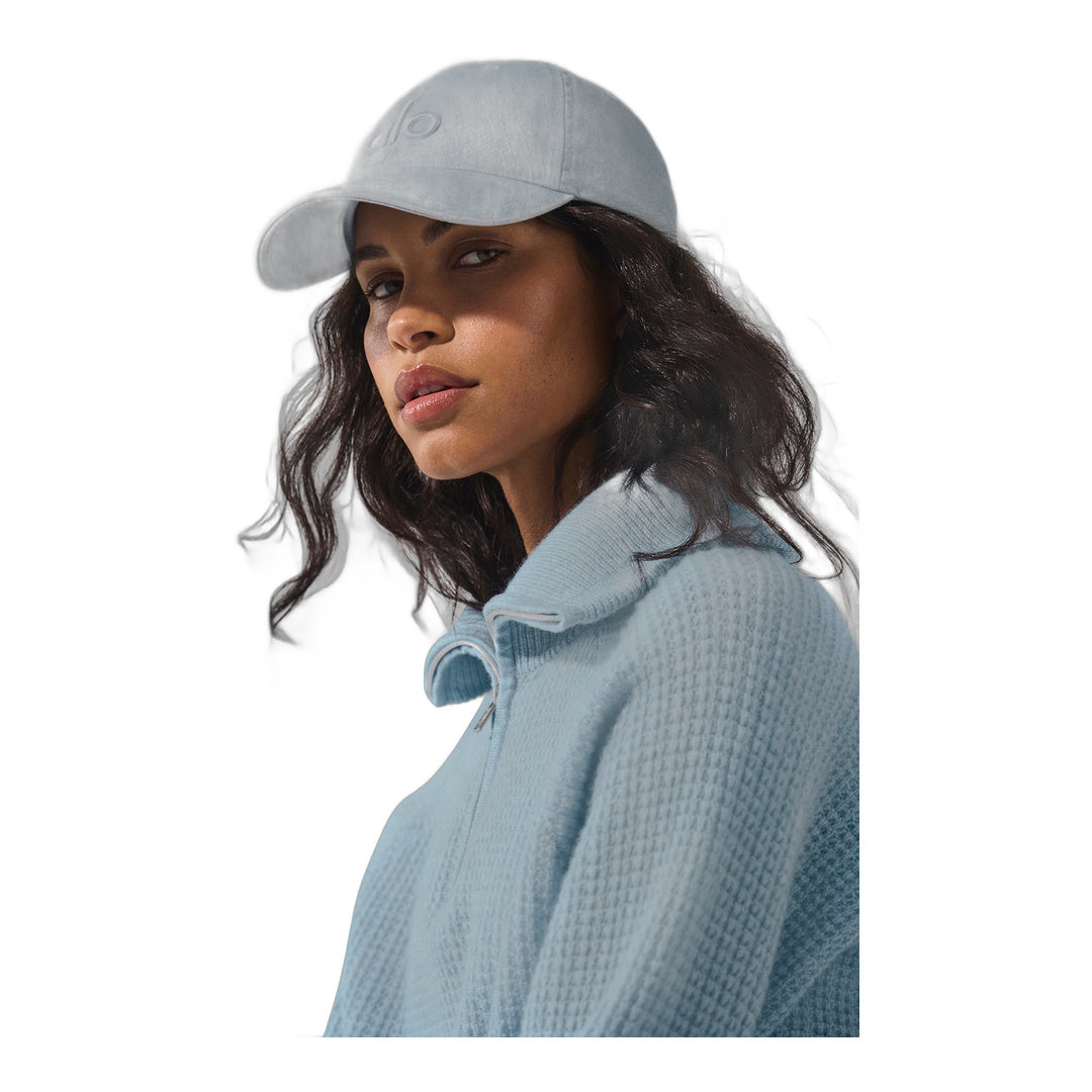 alo Washed Off-Duty Cap - Light Denim