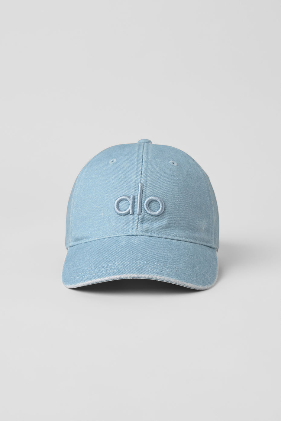 alo Washed Off-Duty Cap - Light Denim