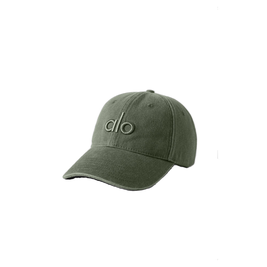 ALO Washed Off-Duty Cap - Bamboo Green Wash