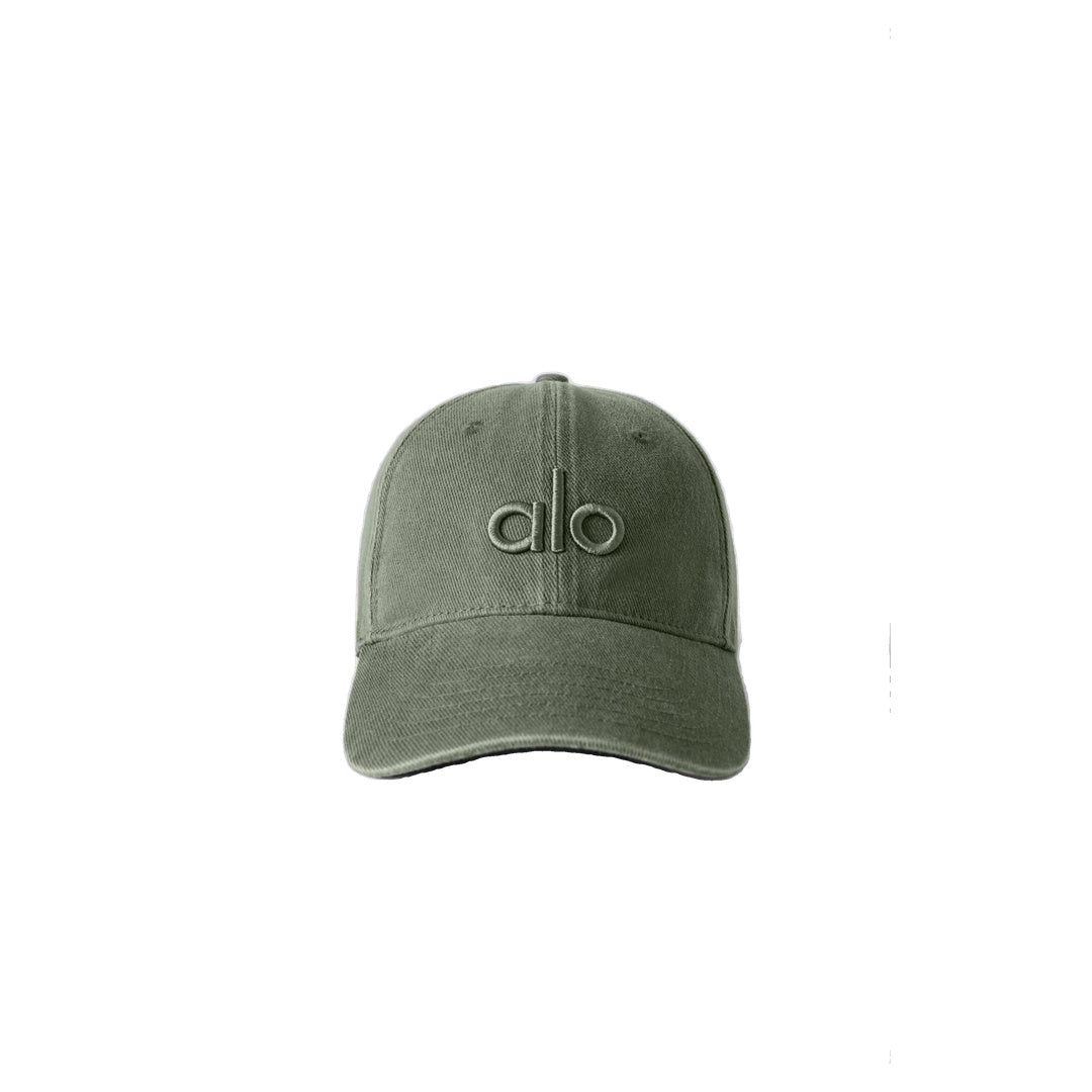 ALO Washed Off-Duty Cap - Bamboo Green Wash