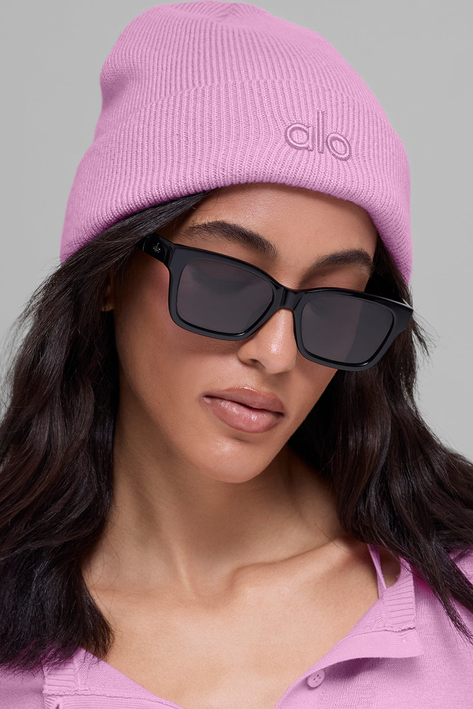 alo Notable Beanie - Candy Heart Pink