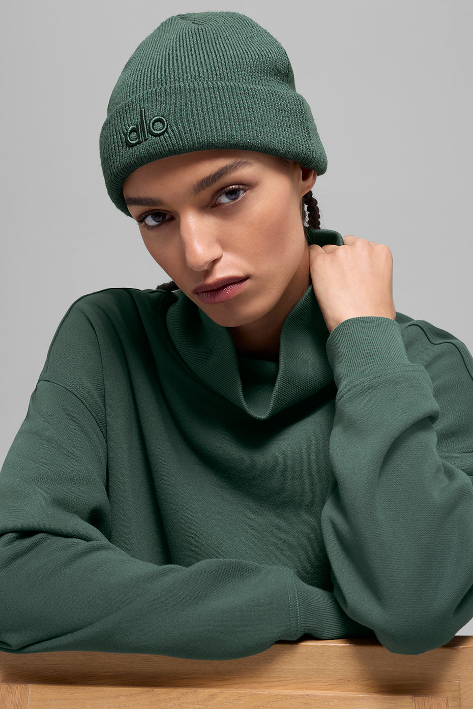 alo Notable Beanie - Clover Green