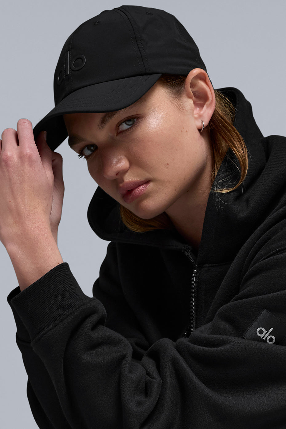 alo Performance Off-Duty Cap - Black/Black