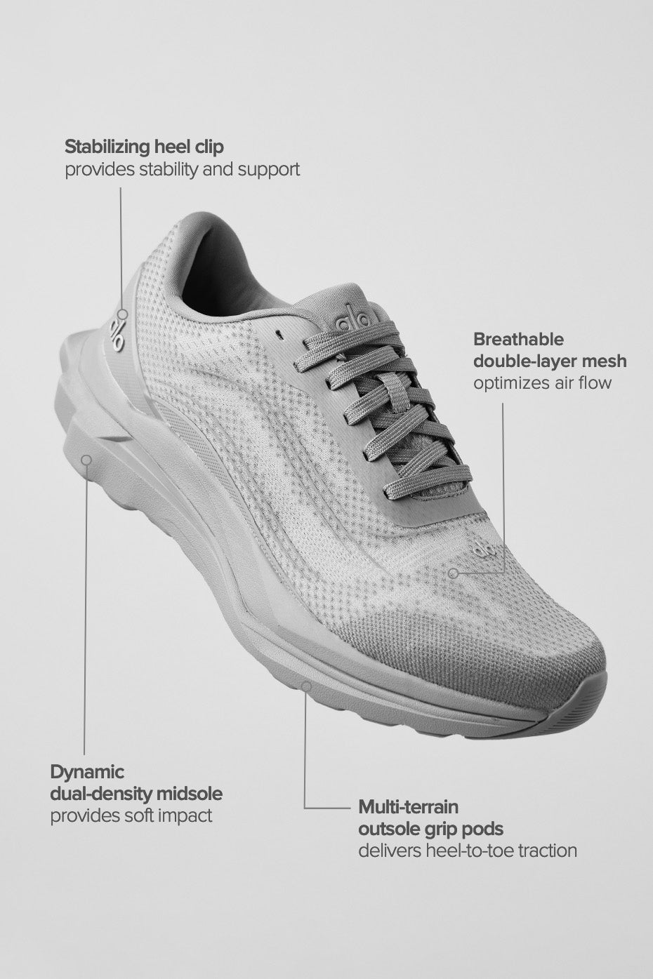 alo ALO Runner - Grey/Grey