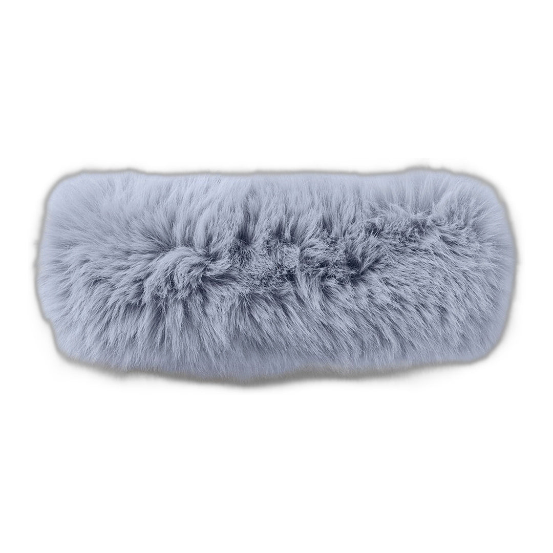 alo Opulent Faux Fur Wintersun Headband - Winter Frost