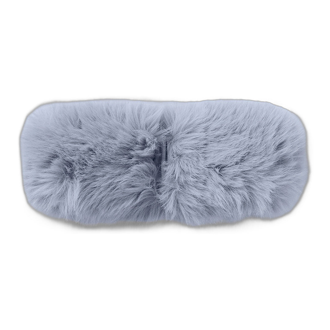 alo Opulent Faux Fur Wintersun Headband - Winter Frost