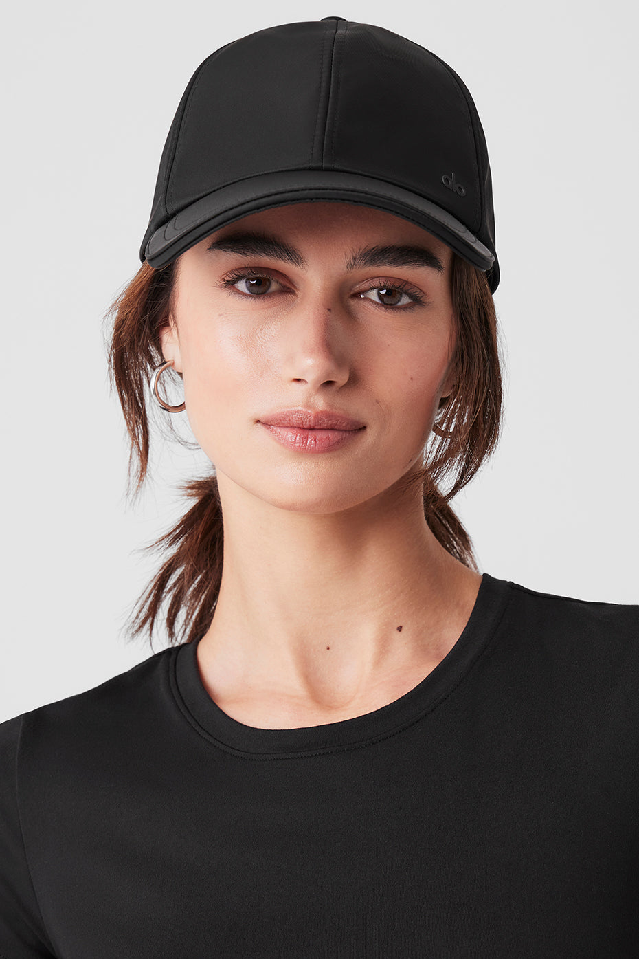 alo Satin Off-Duty Cap - Black