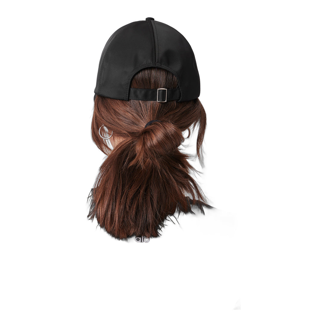 alo Satin Off-Duty Cap - Black