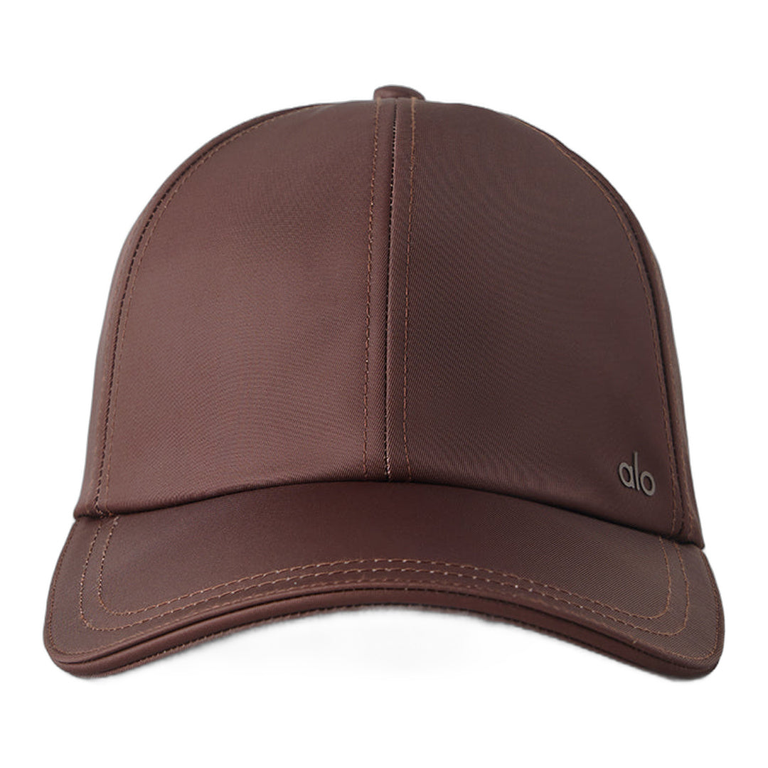 alo Satin Off-Duty Cap - Brownstone