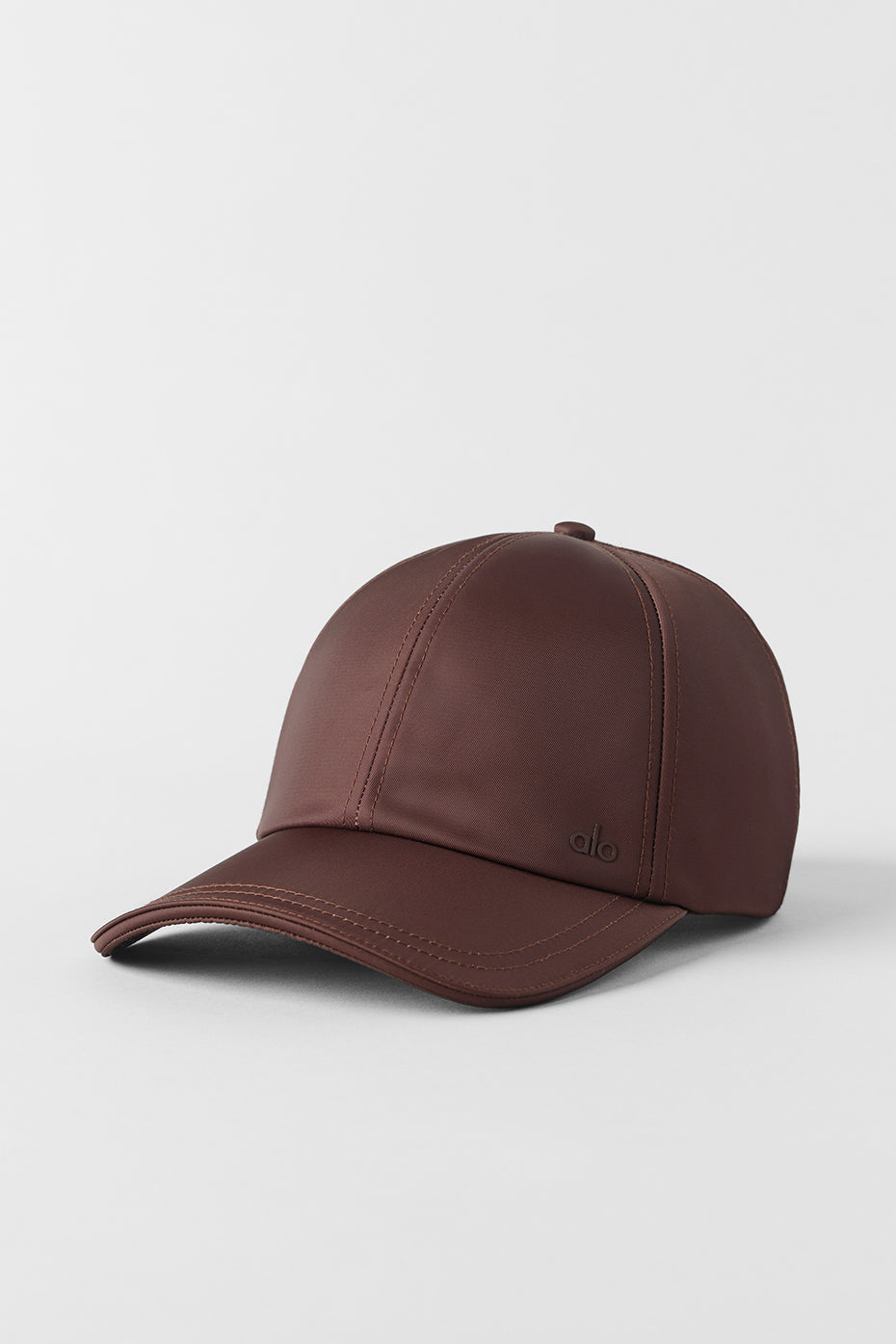 alo Satin Off-Duty Cap - Brownstone