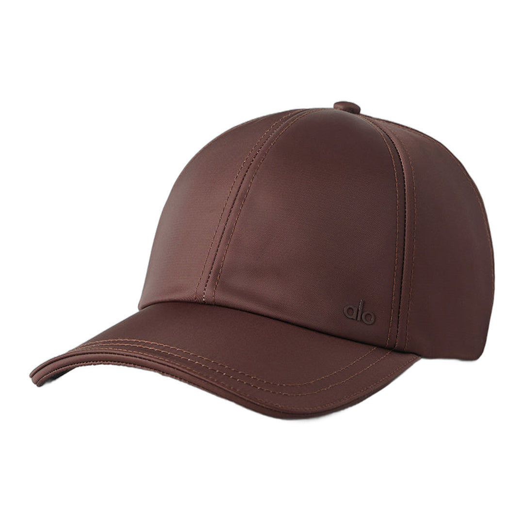 alo Satin Off-Duty Cap - Brownstone