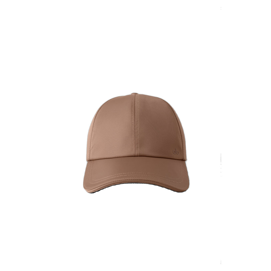 ALO Satin Off-Duty Cap - Java Brown