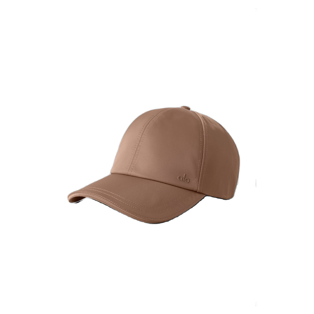 ALO Satin Off-Duty Cap - Java Brown