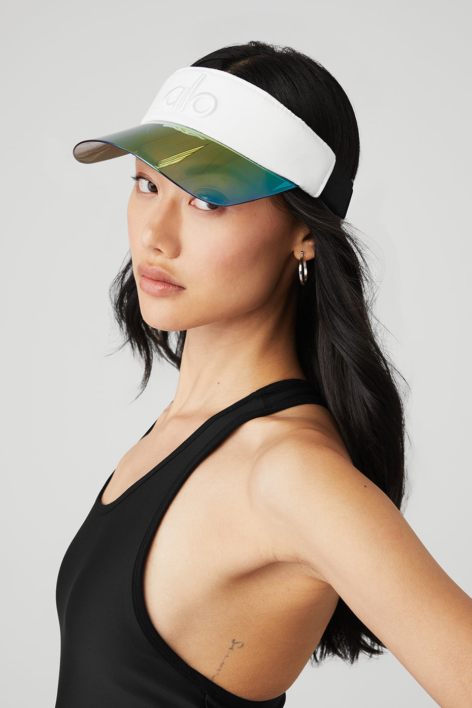 alo Airlift Solar Visor - White