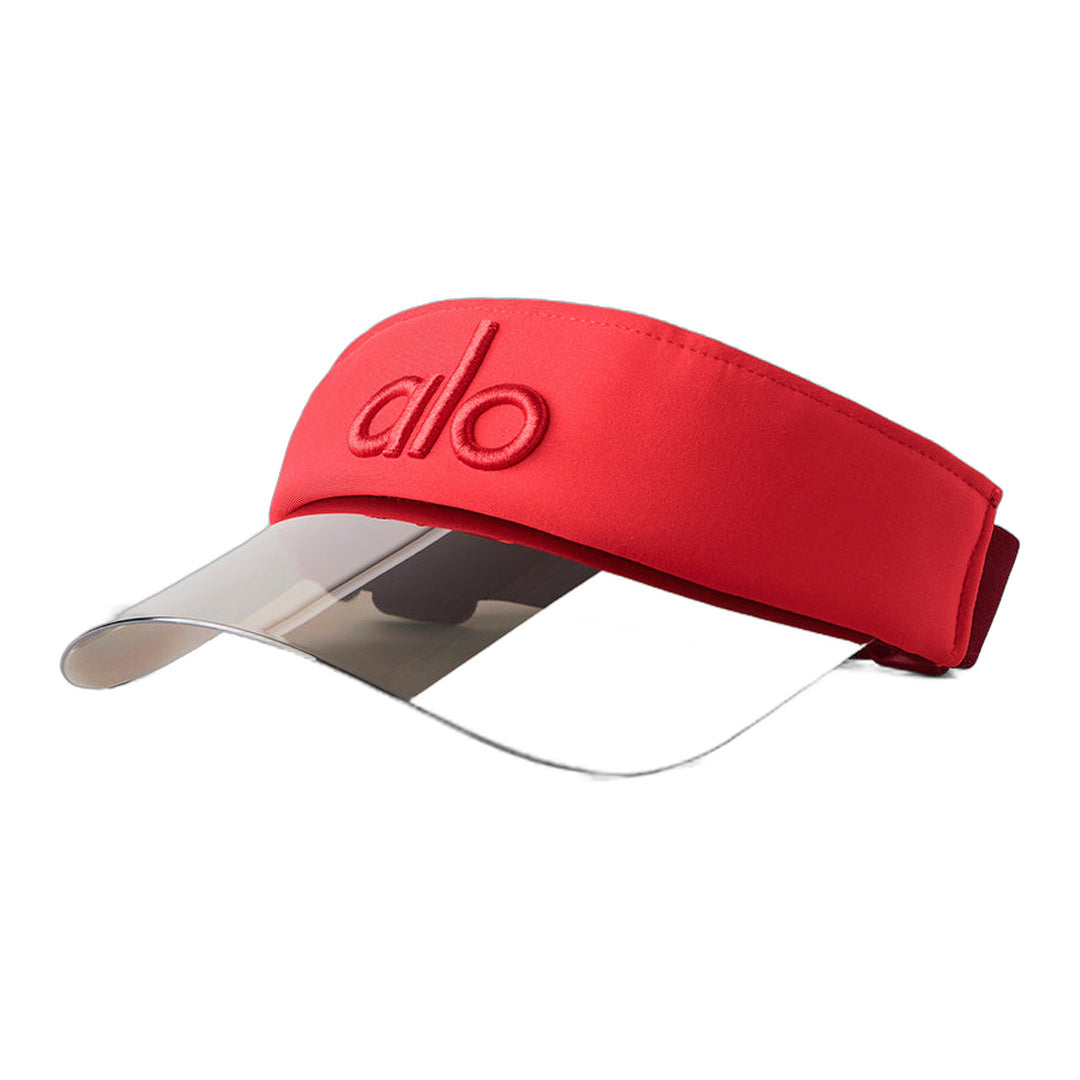alo Airlift Solar Visor - Bright Red