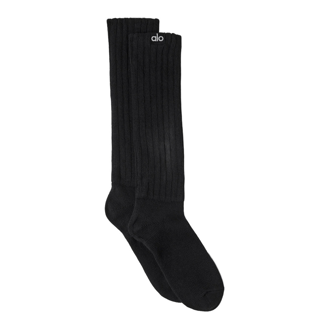 alo Unisex Scrunch Sock - Black