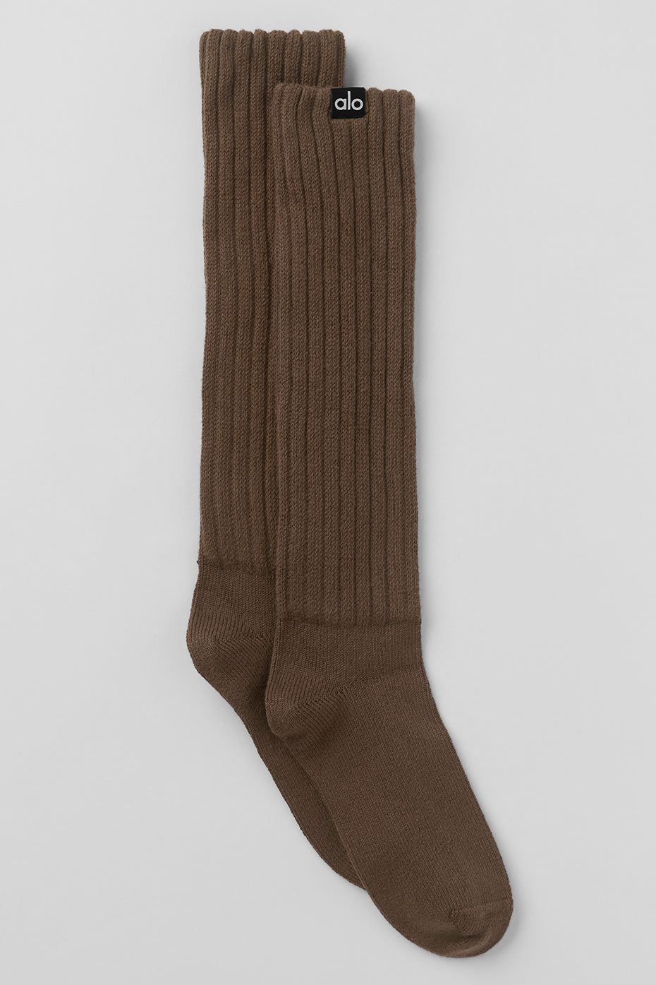 alo Unisex Scrunch Sock - Espresso