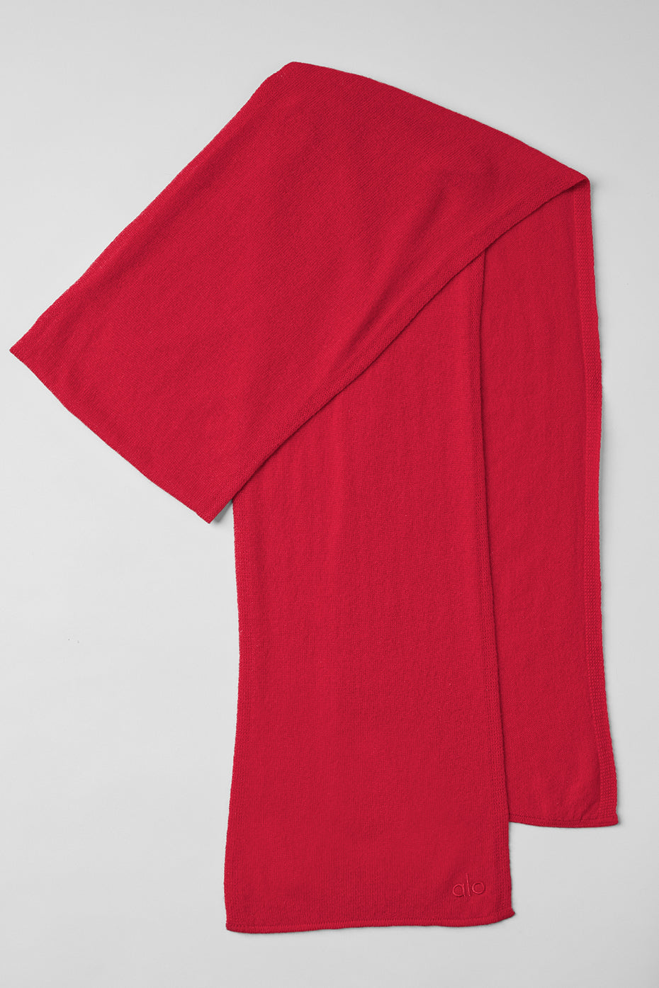alo Cashmere Light Frosted Scarf - Red Ribbon
