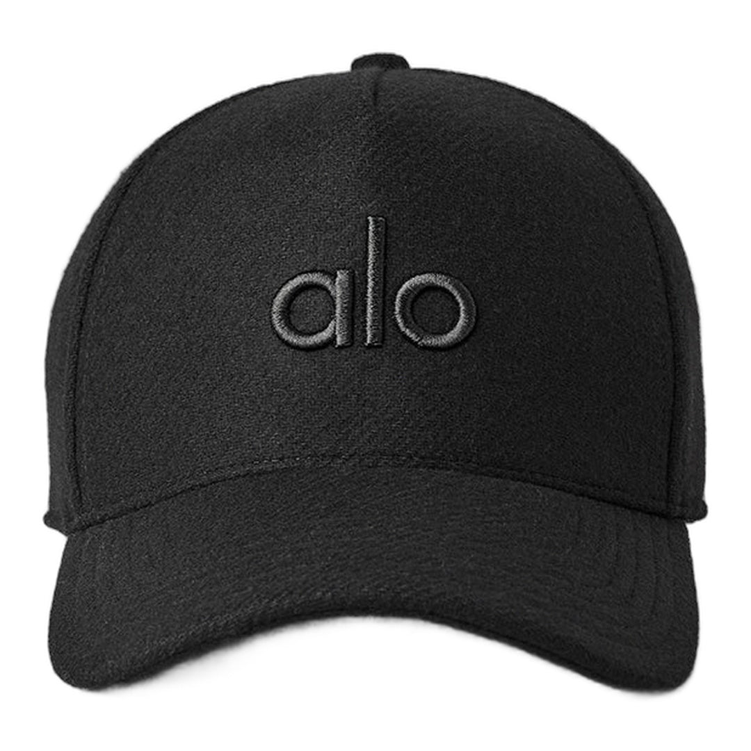 alo Wool Blend District Trucker Hat - Black