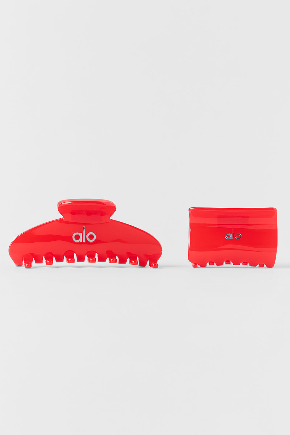 alo Effortless Claw Clip (2-Pack) - Bright Red