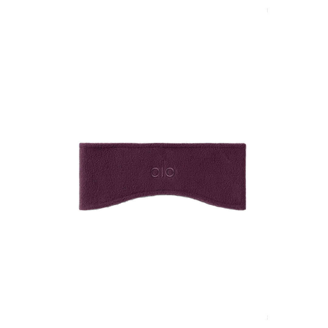 ALO Polar Fleece Ear Warmer - Rich Bordeaux
