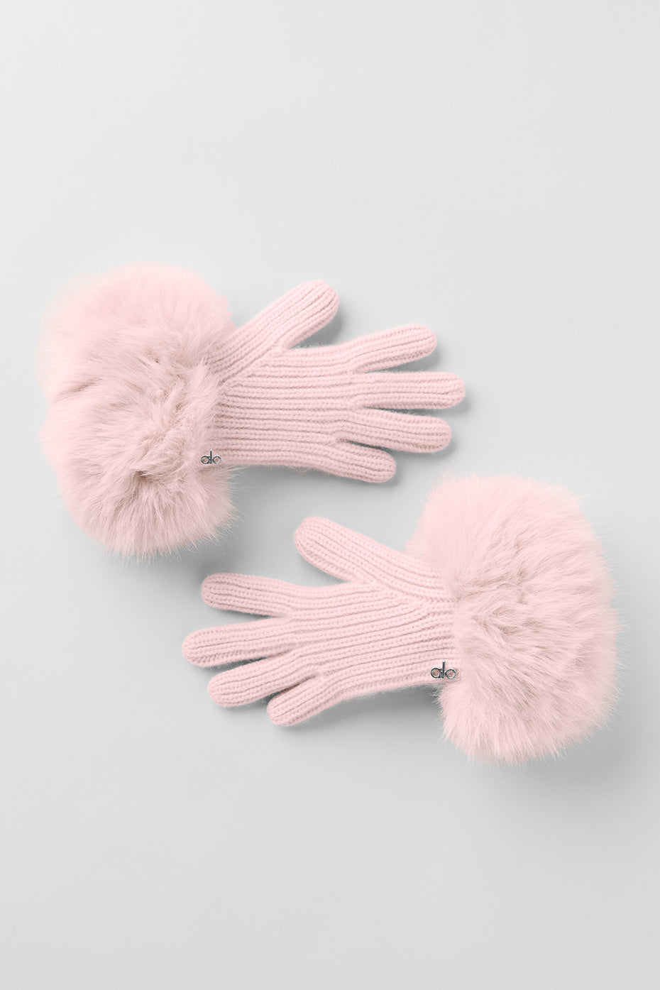 alo Courchevel Cashmere Gloves - Frosted Pink