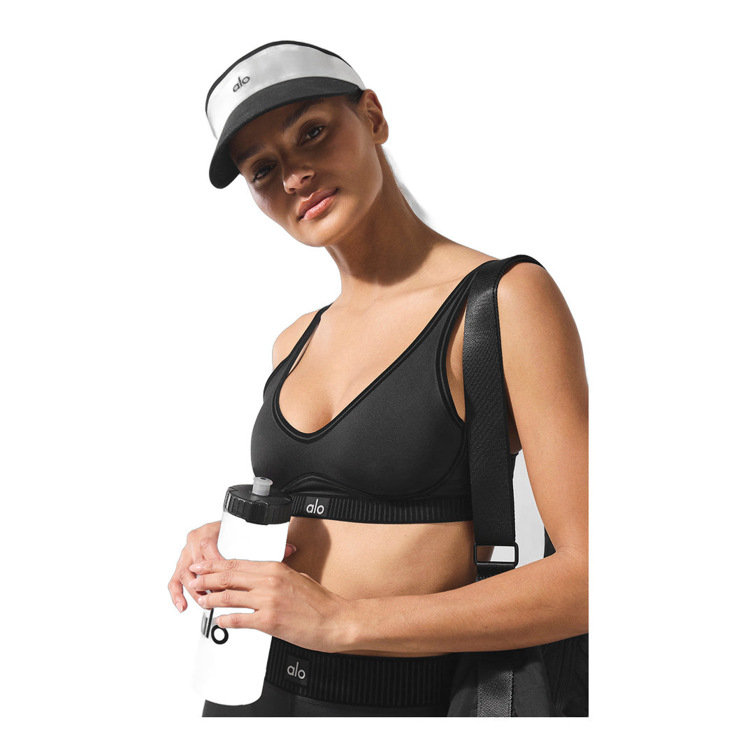 alo Colorblock Visor - Black/White