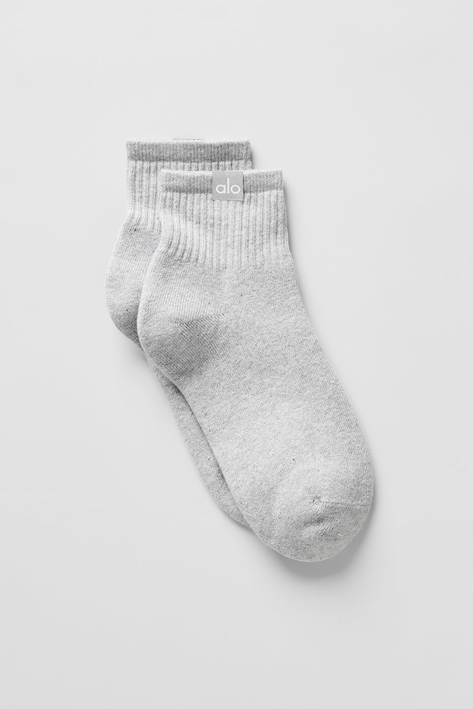 alo Quarter Crew Street Sock - Athletic Heather Grey