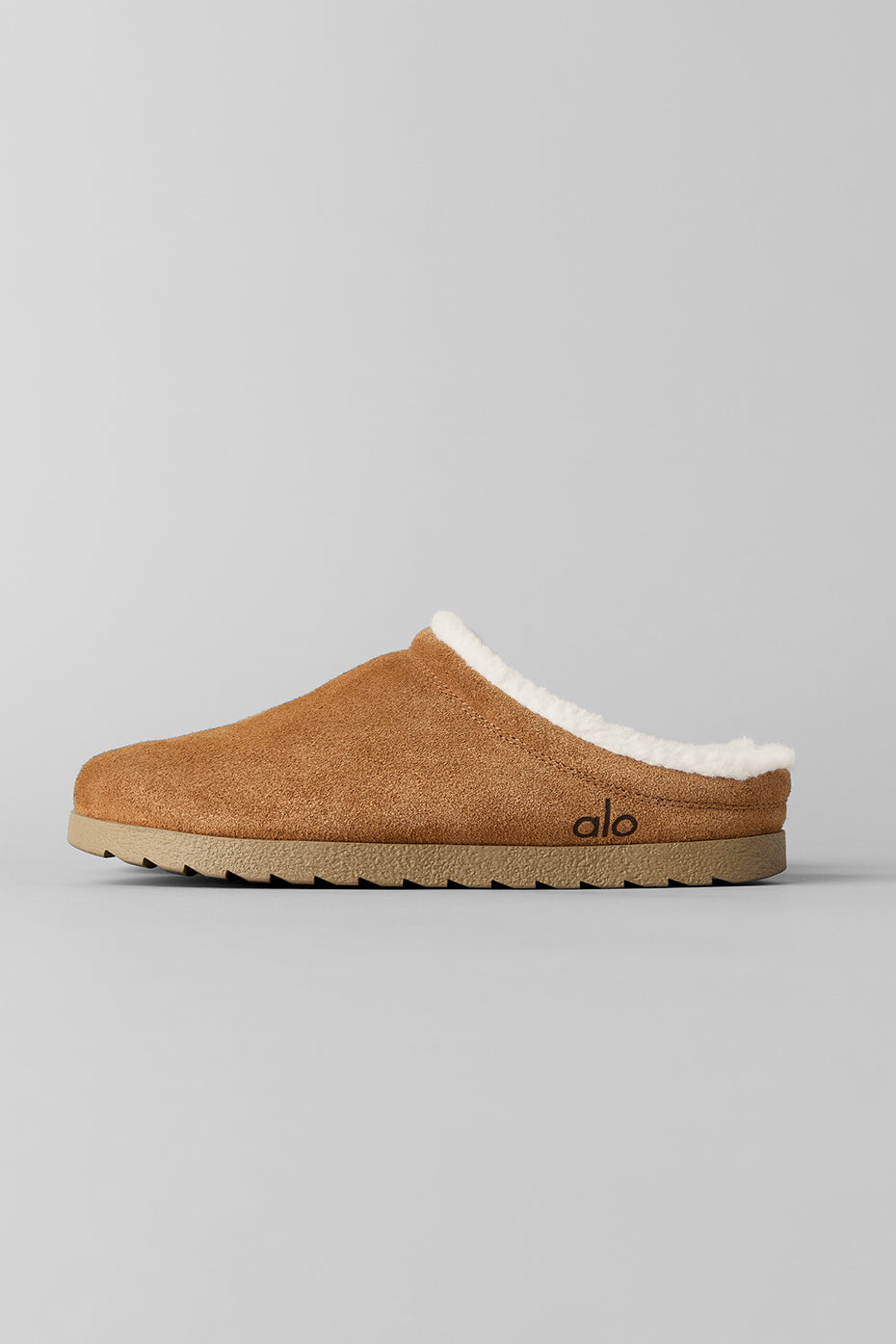 alo Recovery Slipper - Saddle/Ivory