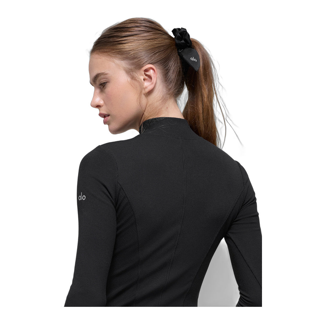 alo Airlift Rhythm Scrunchie - Black