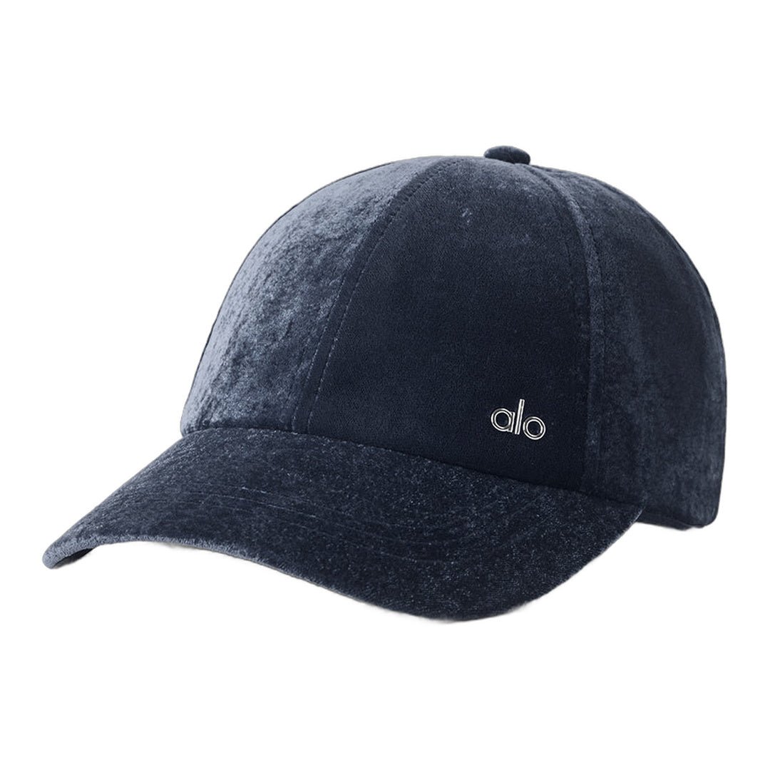 alo Velvet Off-Duty Cap - Navy