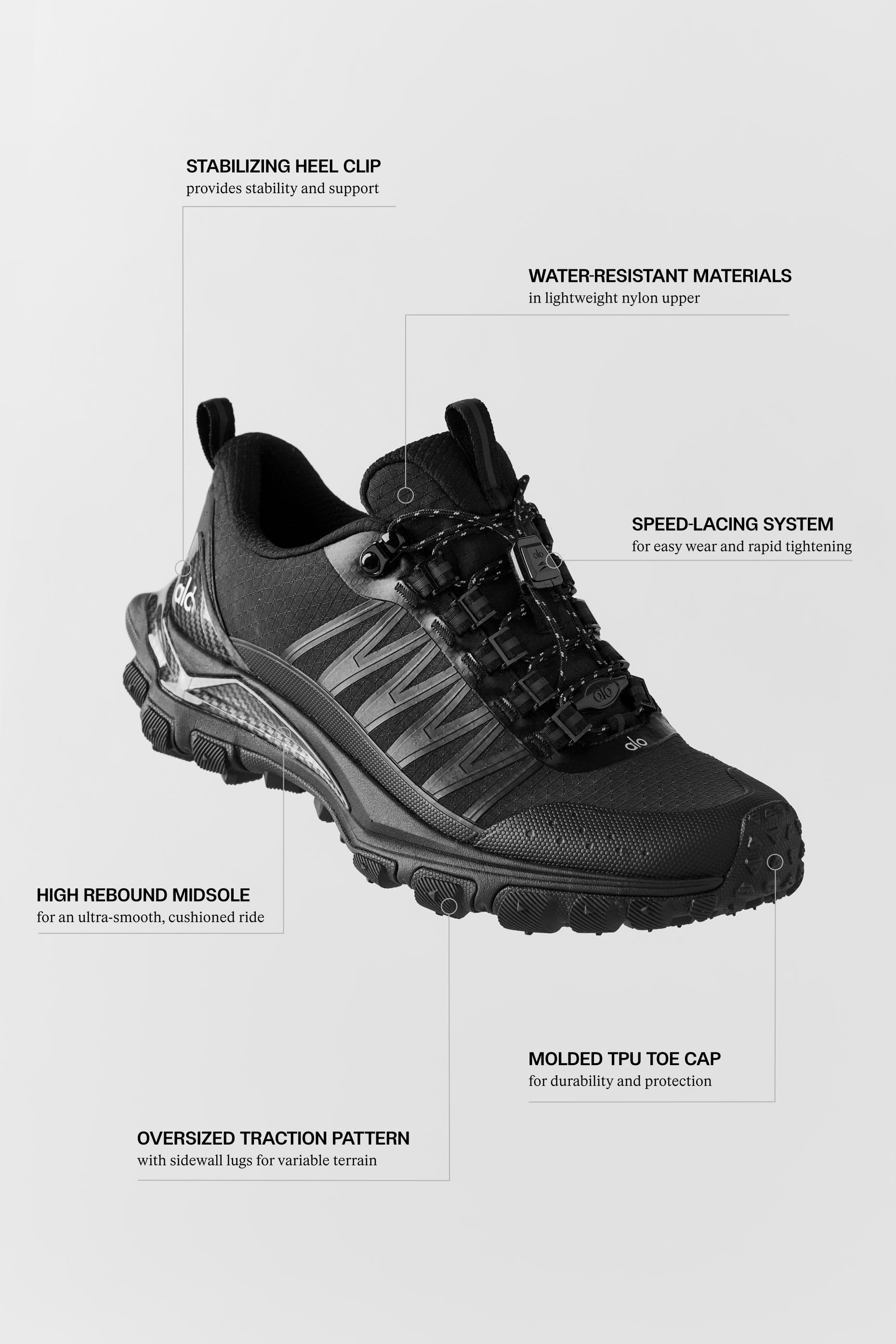 alo ALO Trail - Black