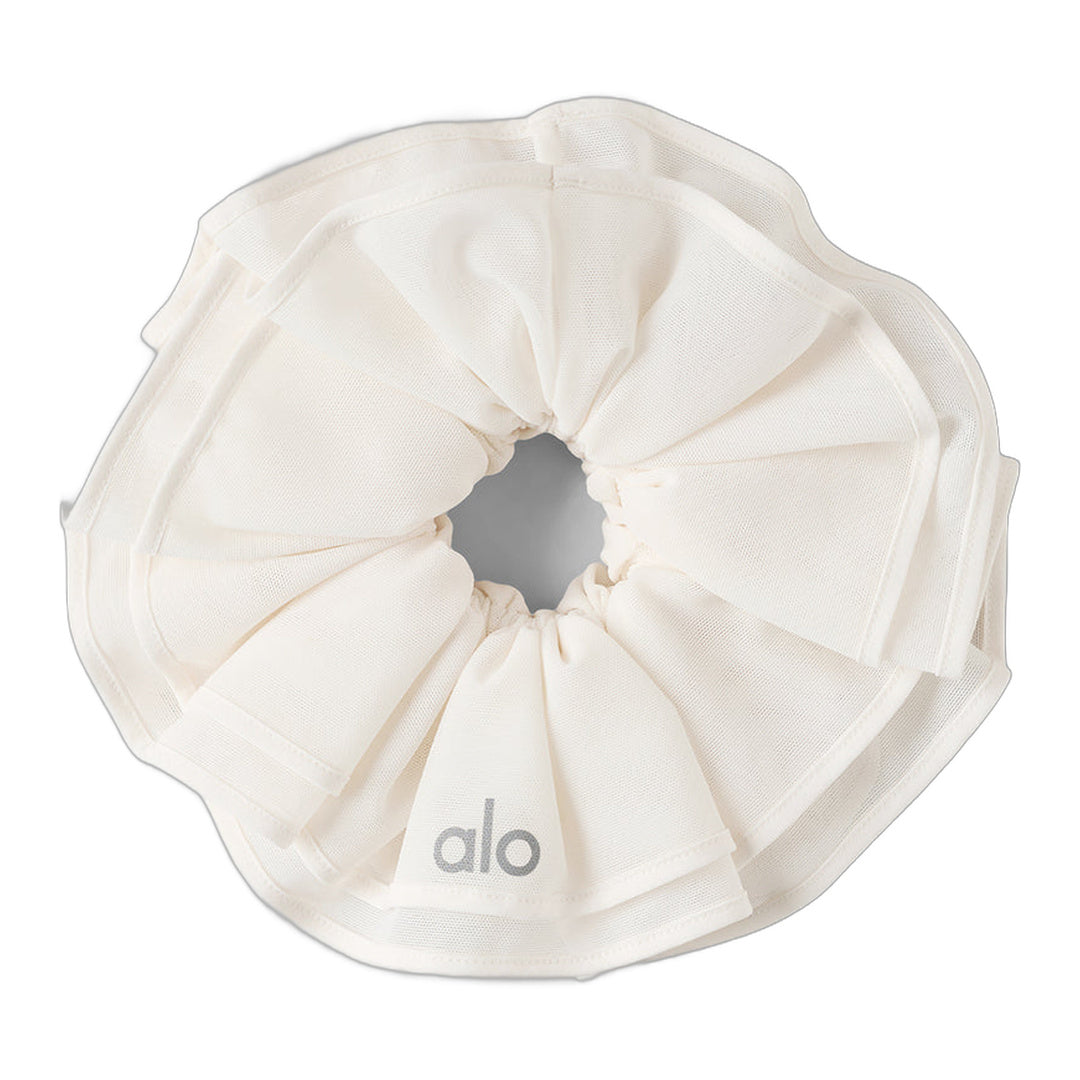 alo Mesh Sweet Nothing Oversize Scrunchie - Ivory