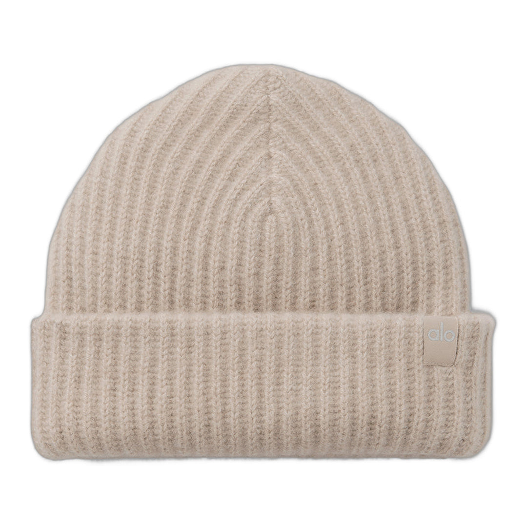 alo Courchevel Cashmere Beanie - Oat Heather