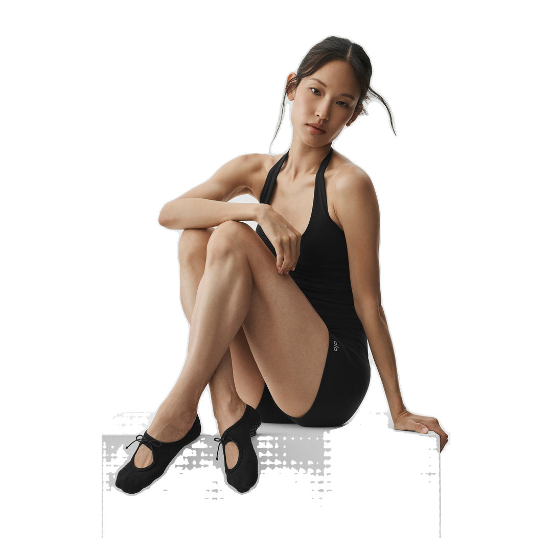 ALO Ballet Grip Sock - Black