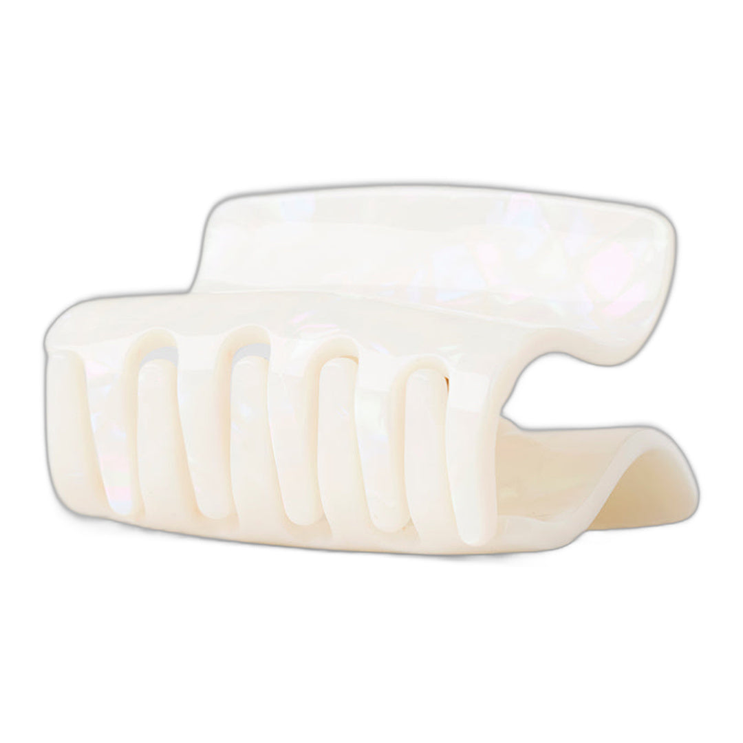 alo Effortless Claw Clip - White Pearl