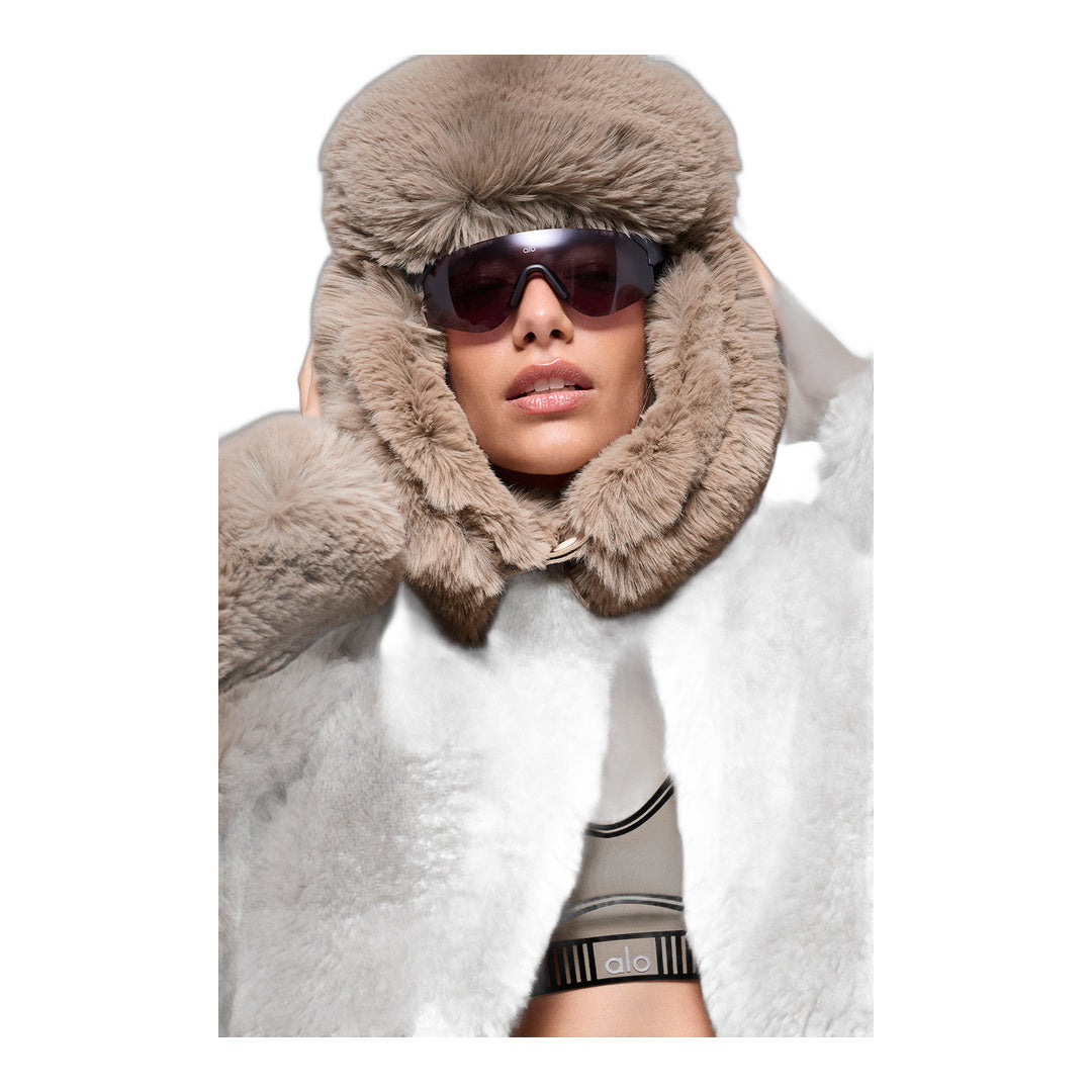 alo Faux Fur Starstruck Hat - Oat