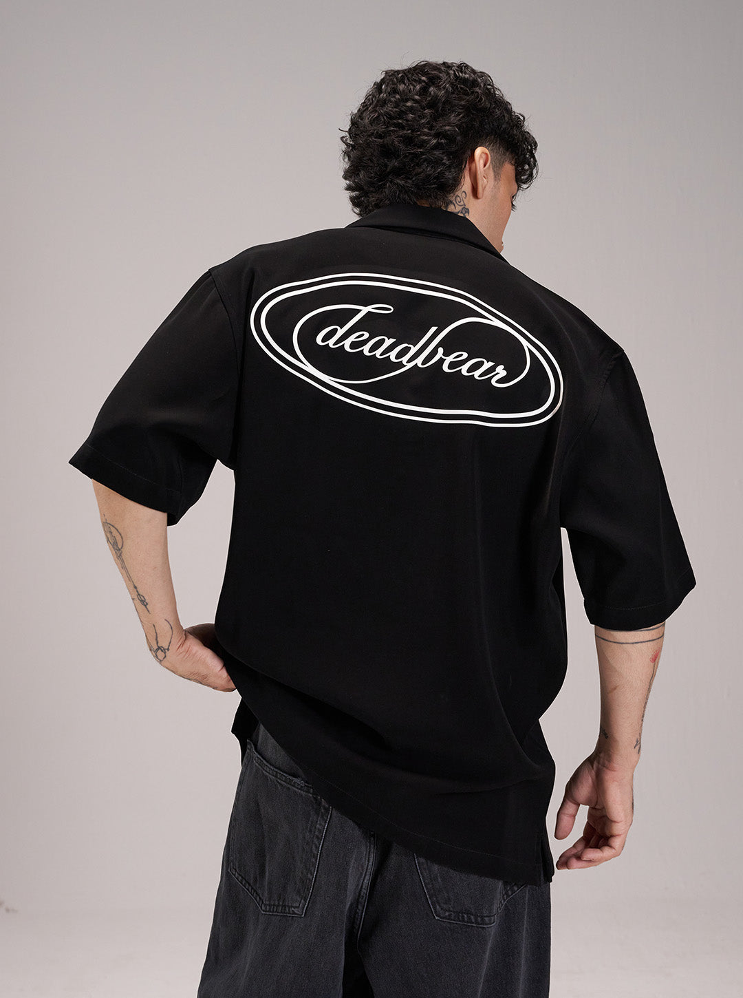 Signature Bowling Shirt Black