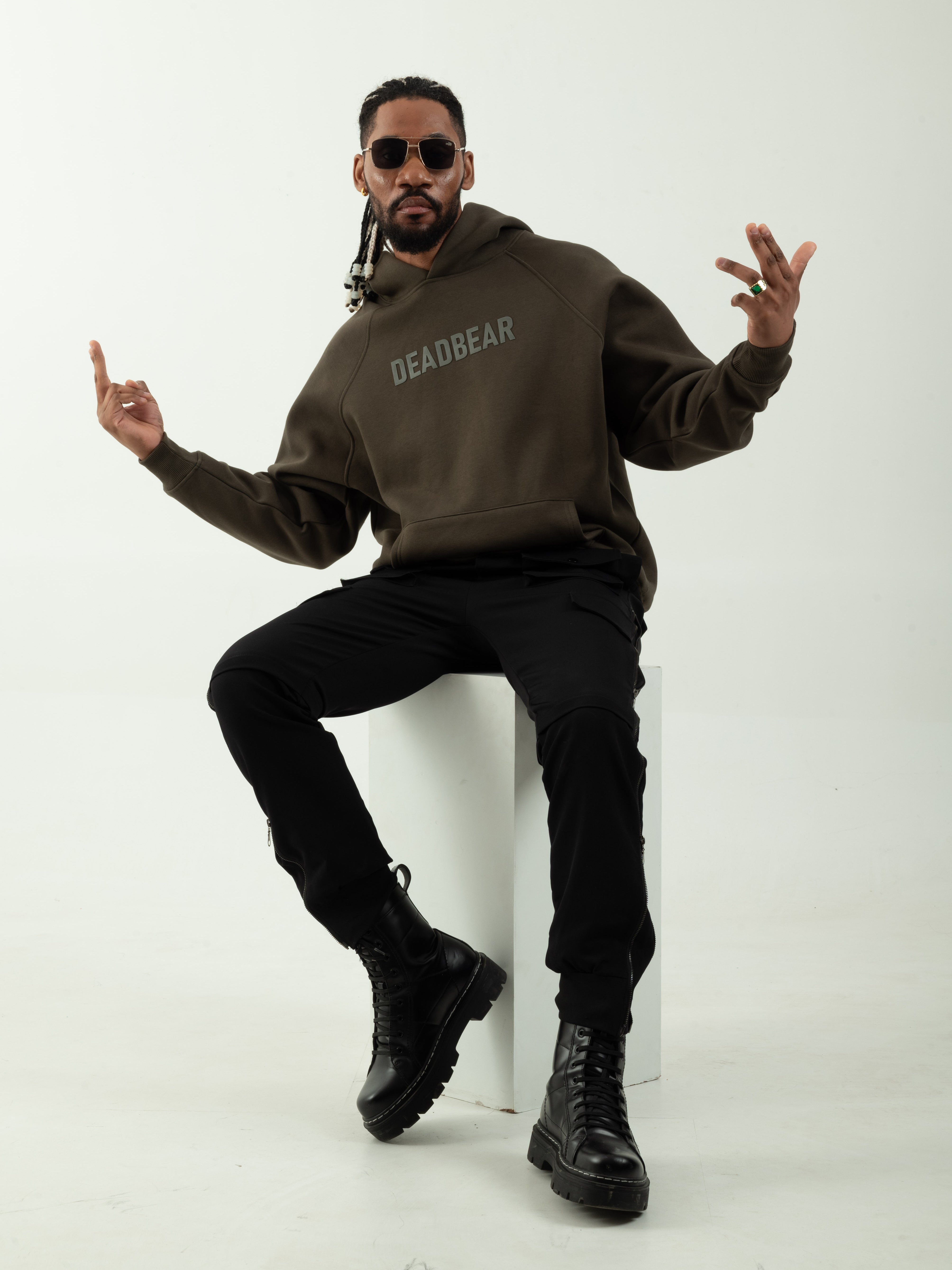 Basic Olive Hoodie